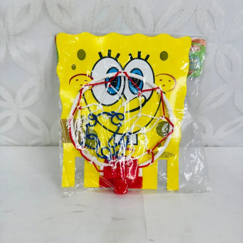 5 for $25| Nickelodeon‎ SpongeBob SquarePants Wastebasket Basketball Hoop 2003